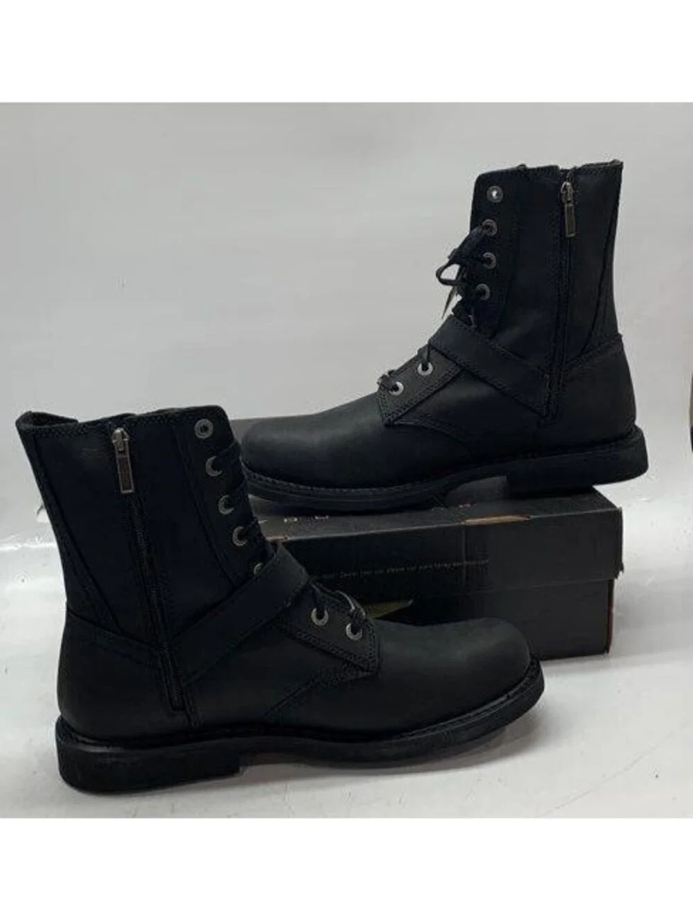 Harley-Davidson Mens Ranger Leather Motorcycle Boots Biker Riding New w/Box 12
